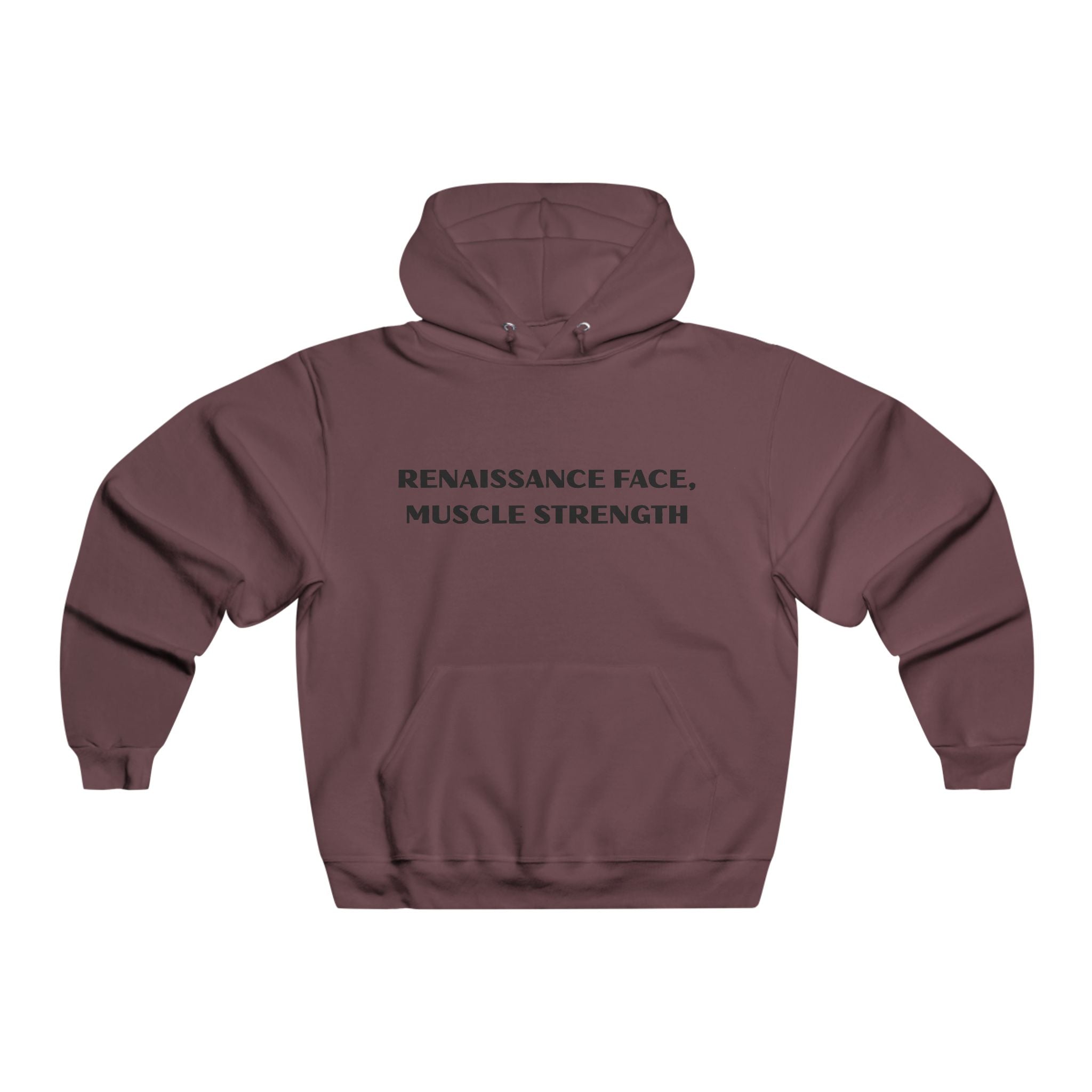 Mona Lisa Flex Hoodie — Funny Renaissance Muscle Sweatshirt