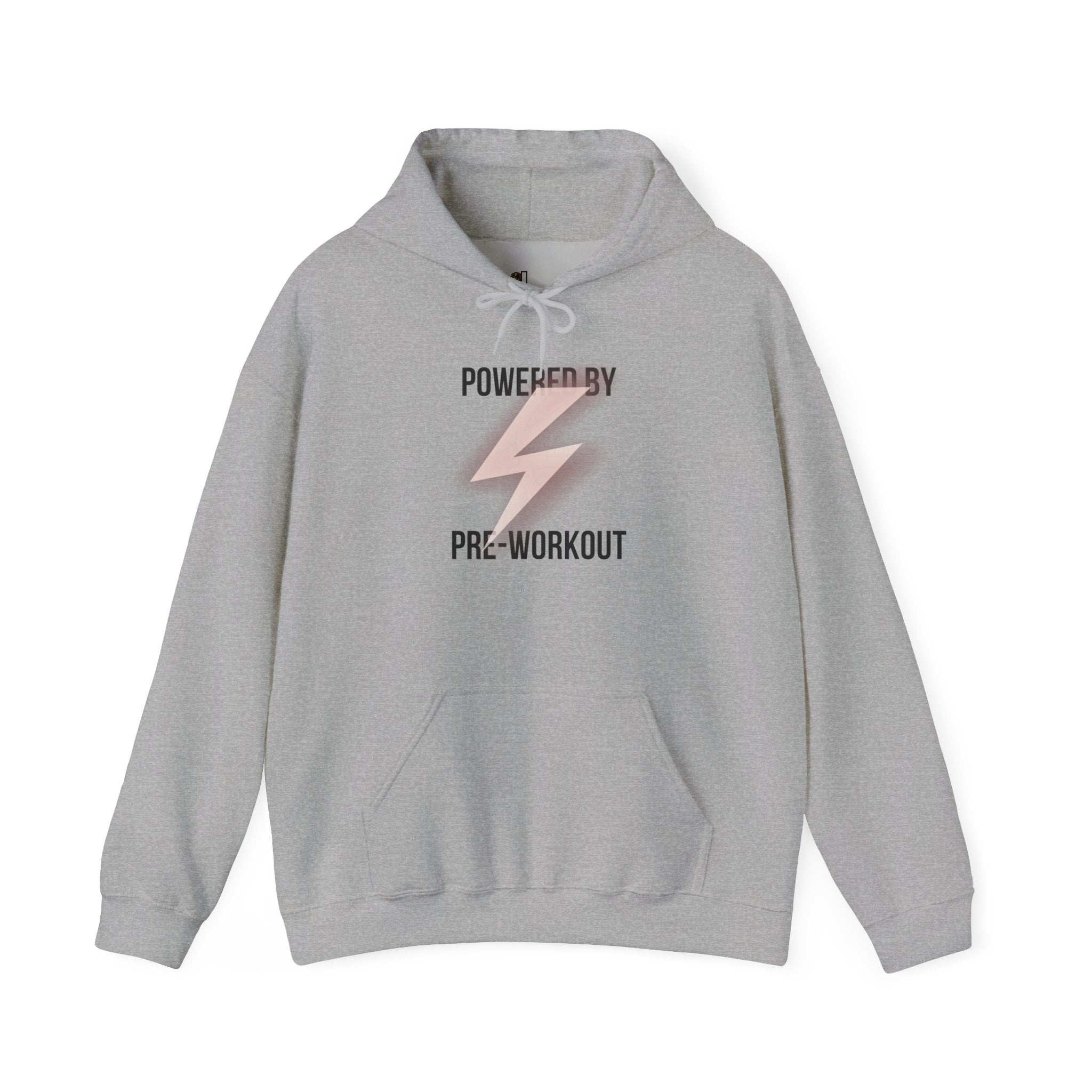 Powered By Pre-Workout Hoodie — Gym Motivational Sweatshirt