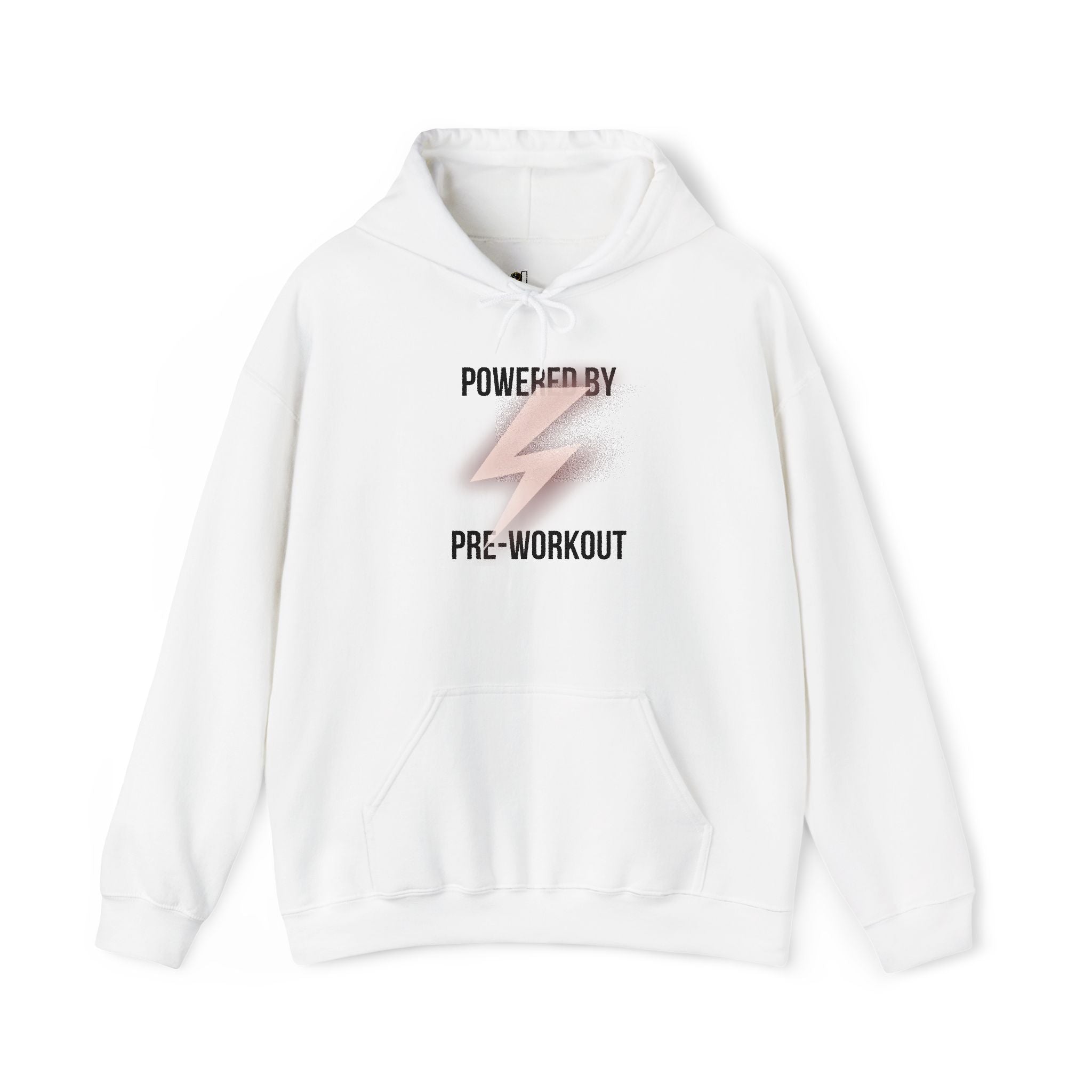 Powered By Pre-Workout Hoodie — Gym Motivational Sweatshirt